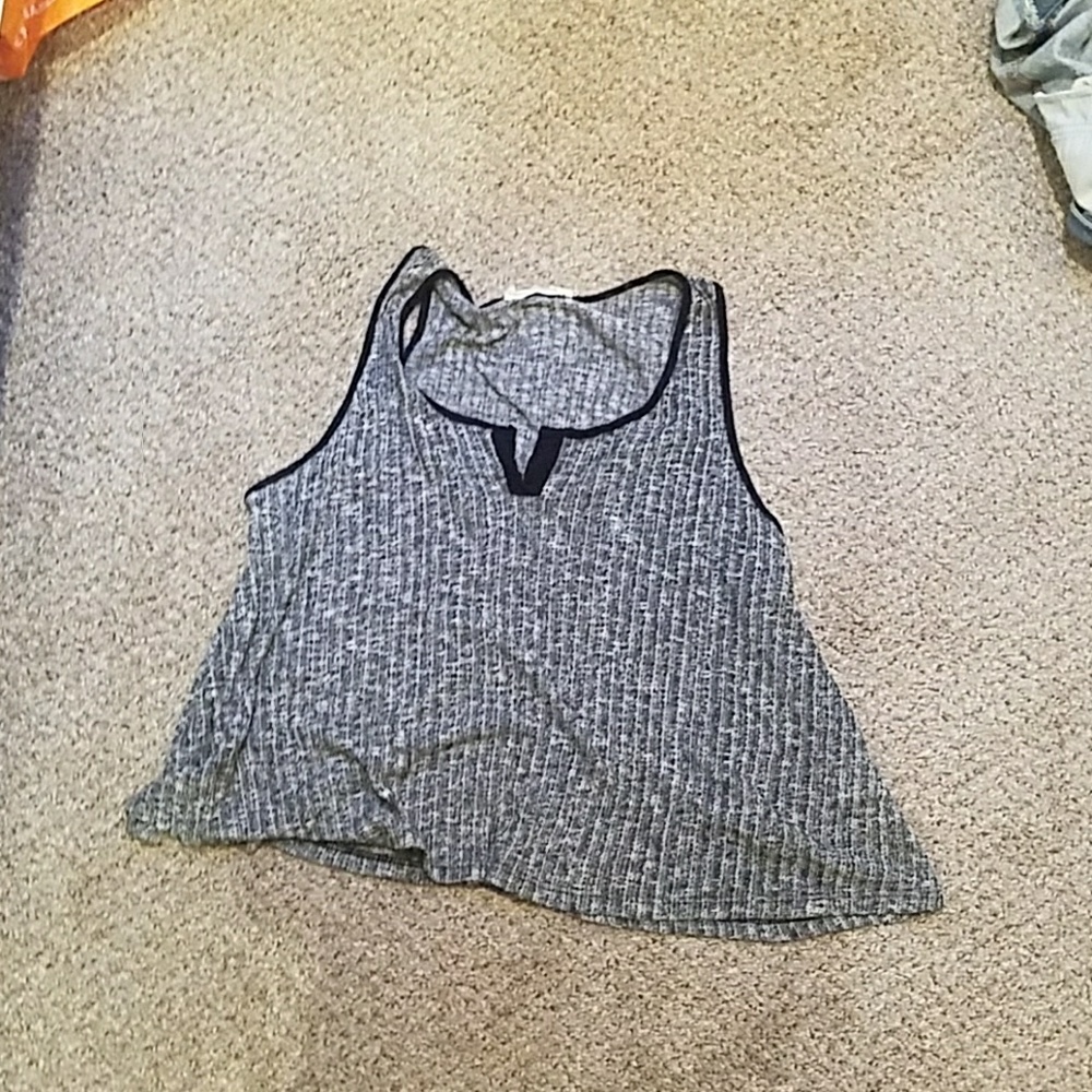 Boutique Grey Tank Top
